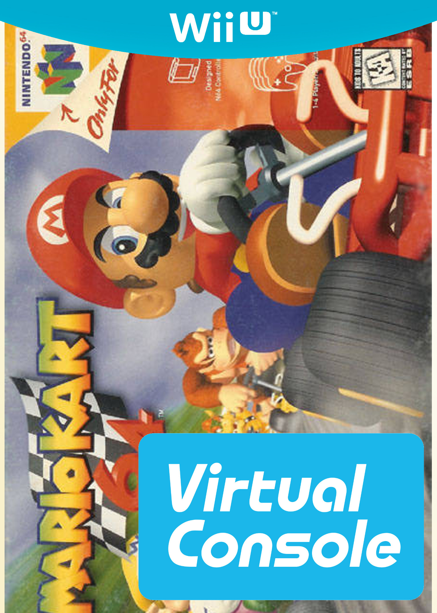 Mario Kart 64 (VC) Cover
