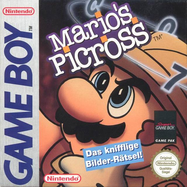 Marios Picross Cover