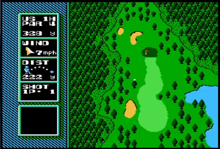 Screenshot NES Open Tournament Golf 4