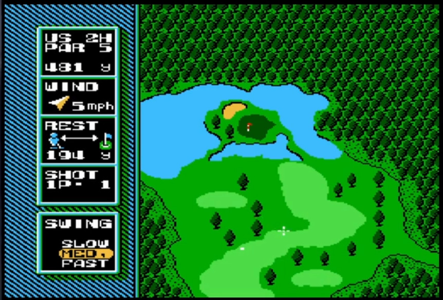 Screenshot NES Open Tournament Golf 9