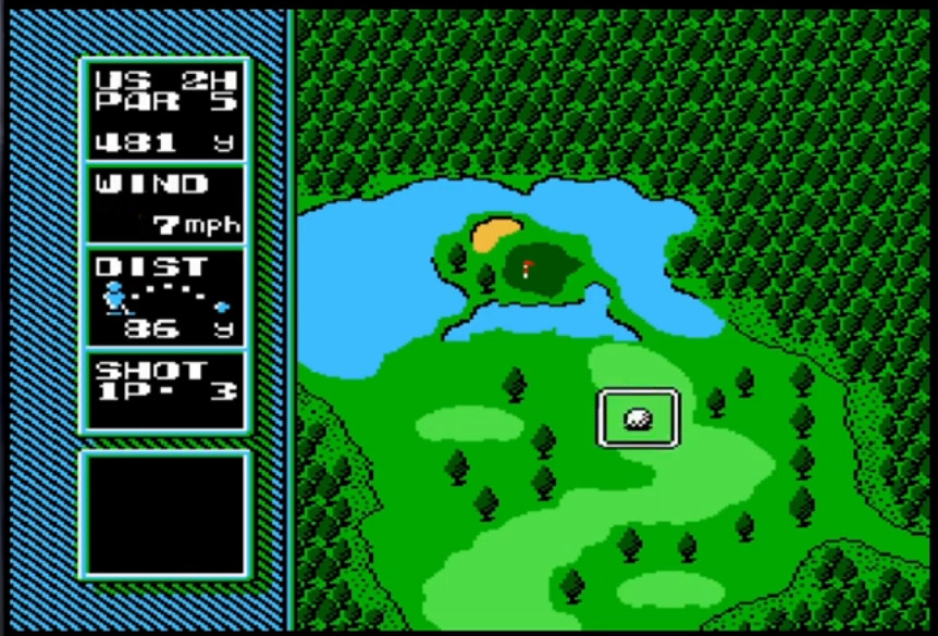 Screenshot NES Open Tournament Golf 10