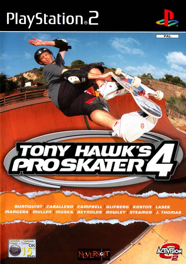 Tony Hawks Pro Skater 4 Cover