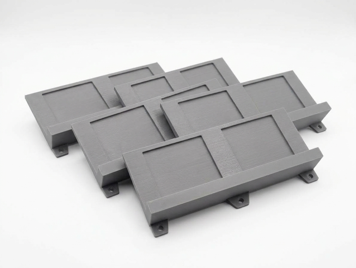Reimecker TV Modulares Gameboy-Wandregal 5er-Pack (Für 15 Spiele) – Standard in Grau (Farben frei wählbar)