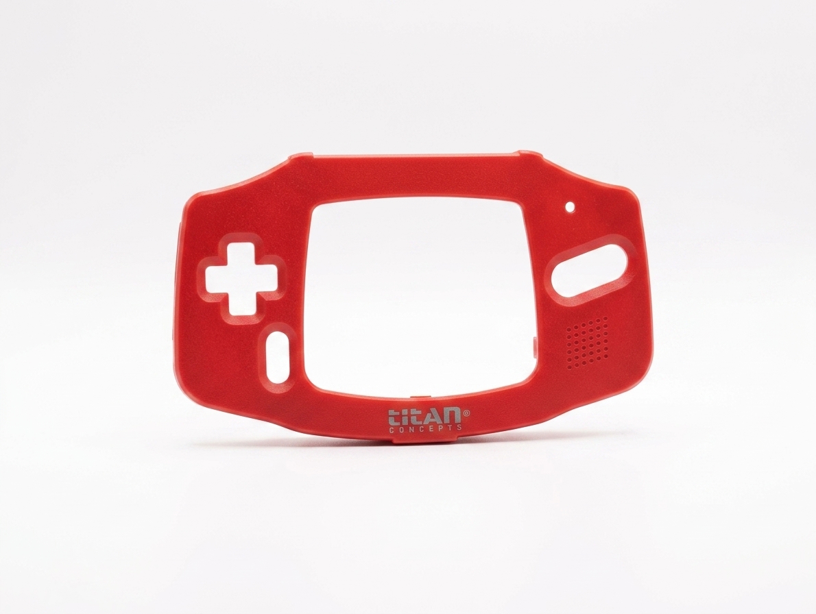 Original Titan Concepts Game Boy Advance Faceplate (Rot / Querformat)
