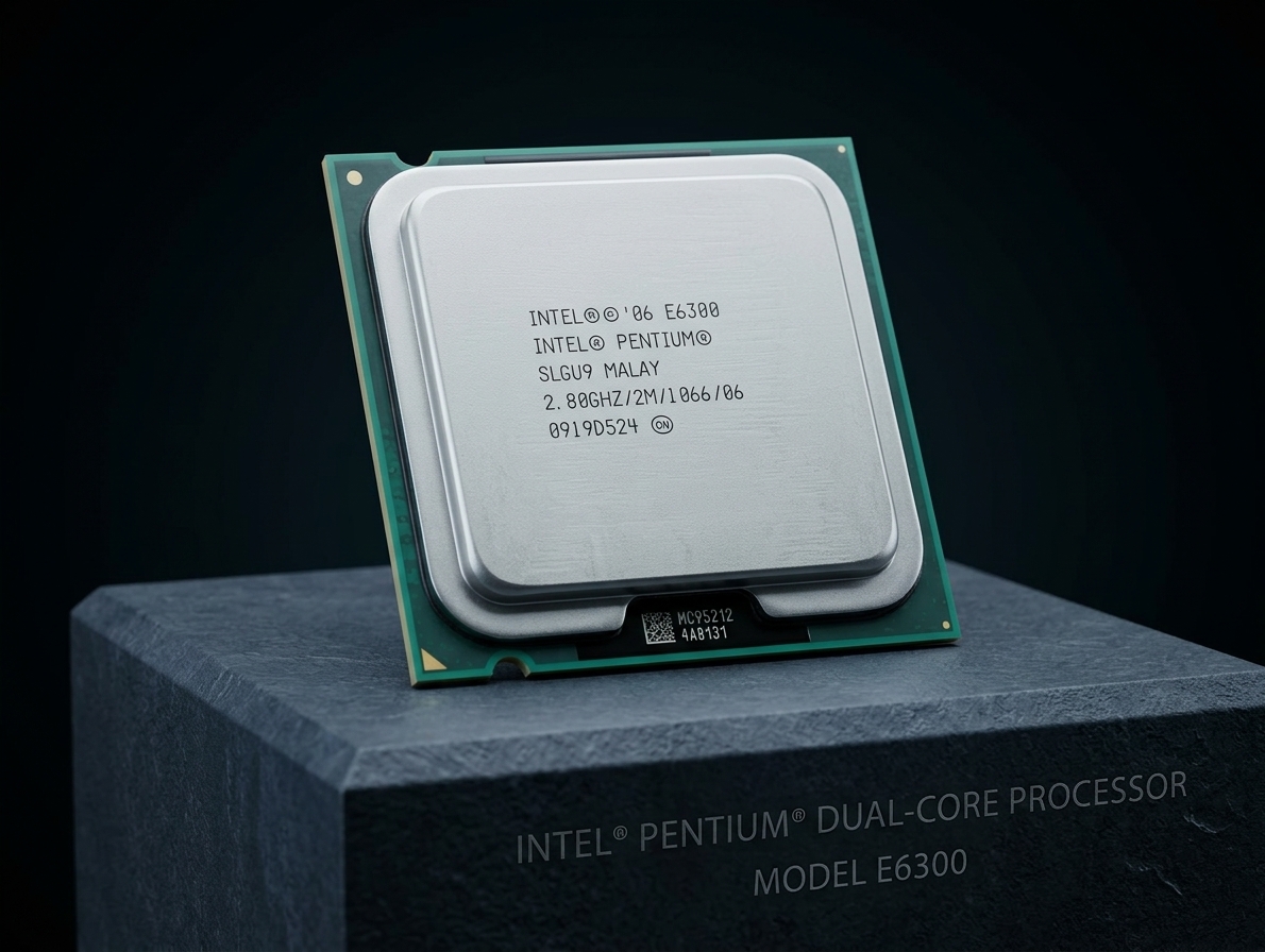 Intel Pentium Dual-Core E6300 CPU (2.80 GHz / 2MB / 1066 MHz) Sockel 775 – SLGU9 Malaysia