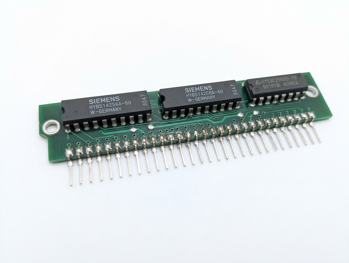 256 KB SIPP RAM 30-Pin (60ns) mit Parity – Original Siemens Chips – Für 286er & 386er Retro-PCs