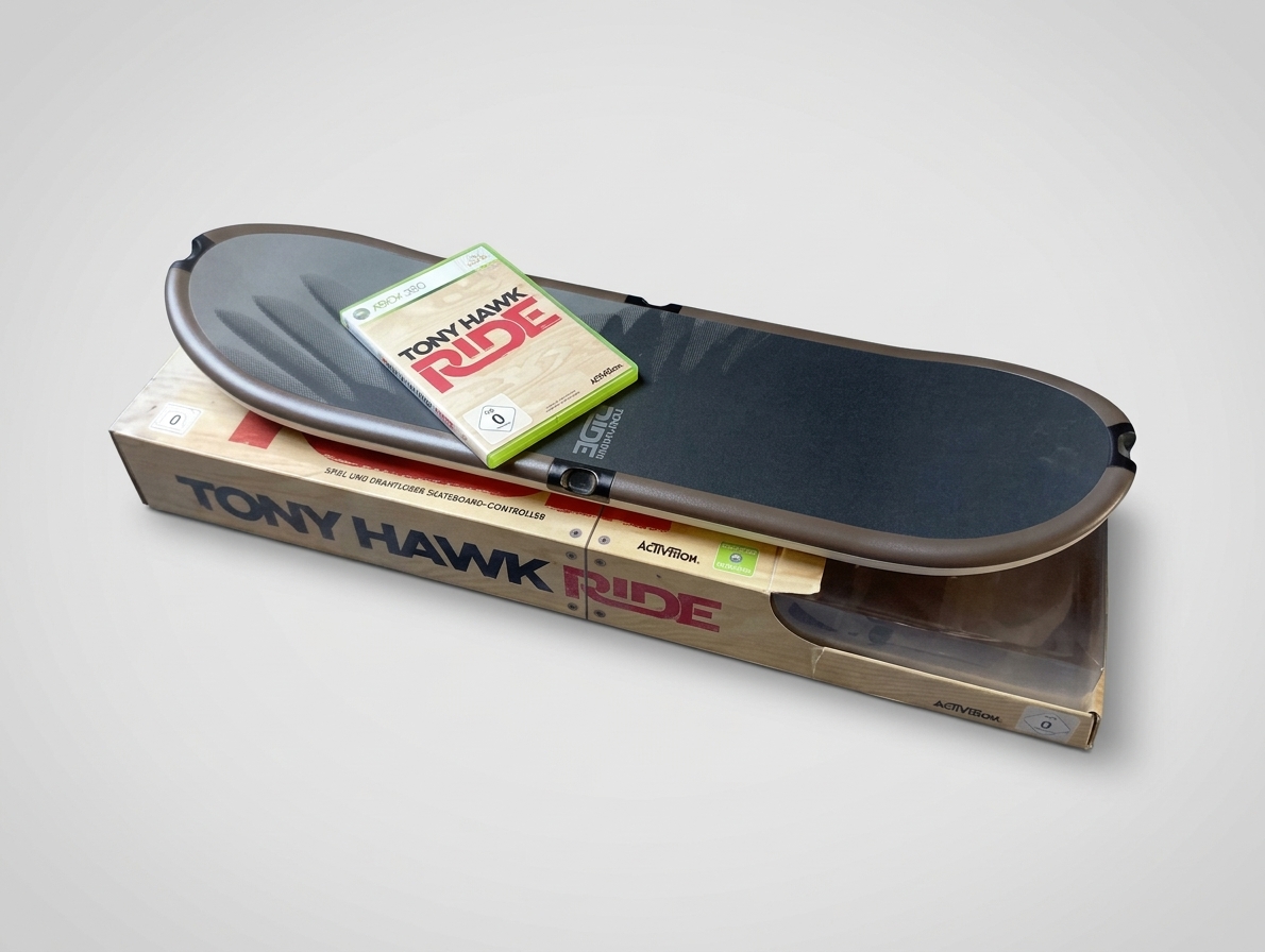 Tony Hawk: Ride Skateboard Bundle (Xbox 360) – Komplettset mit Spiel, Board & OVP – Nur 1x benutzt!