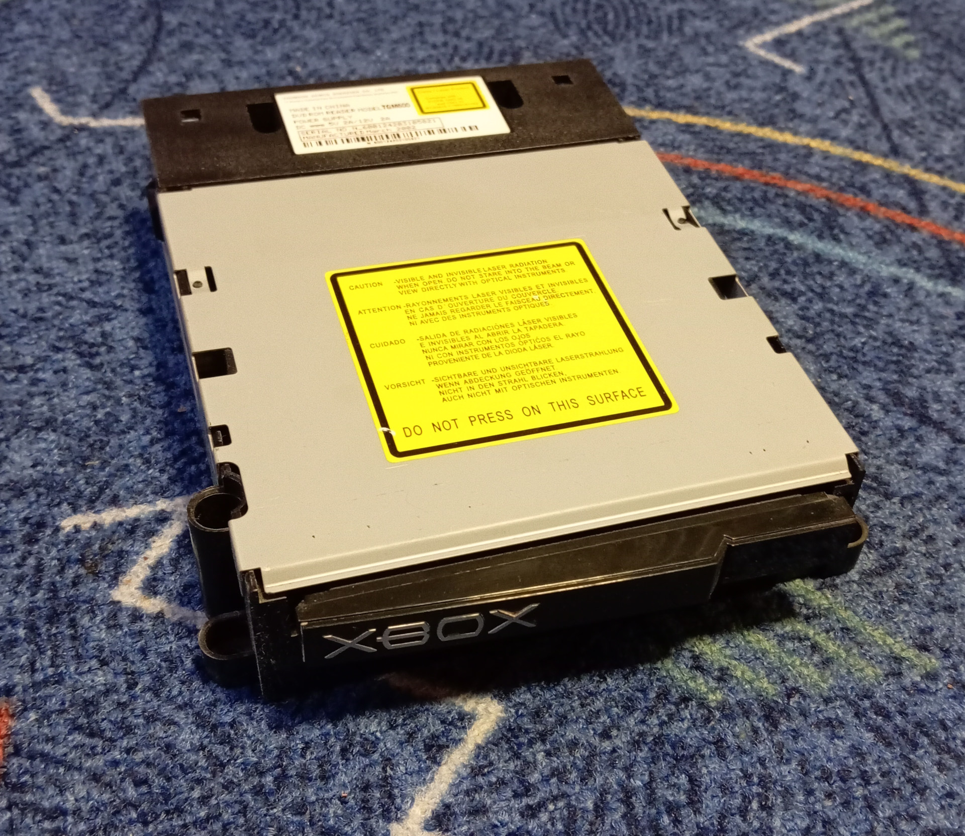 Original Xbox Classic (OG) DVD-Laufwerk – Thomson TGM600 – Ungetestet als Ersatzteillager / Defekt (2 Stk. verfügbar)